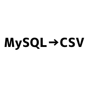 Mysql データベースからcsvファイルを出力する 株 シャルーン